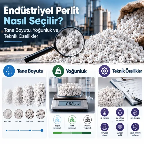 Endüstriyel Perlit Nasıl Seçilir Tane Boyutu, Yoğunluk ve Teknik Özellikler (1)